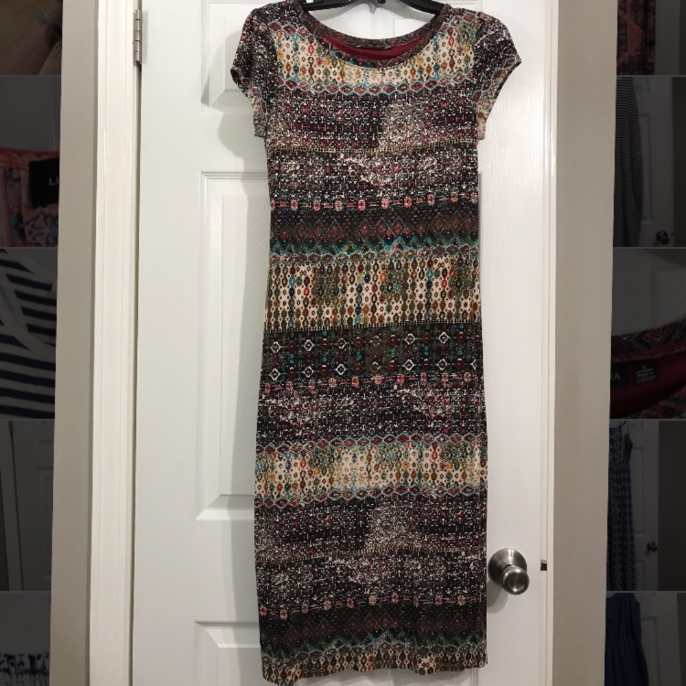 Printed Midi dress